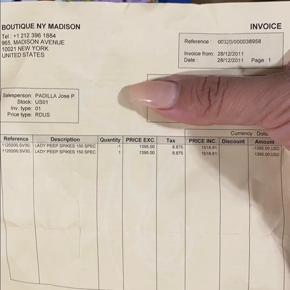 Christian Louboutin Lady Peep Spikes 150mm - Picture 9 of 10